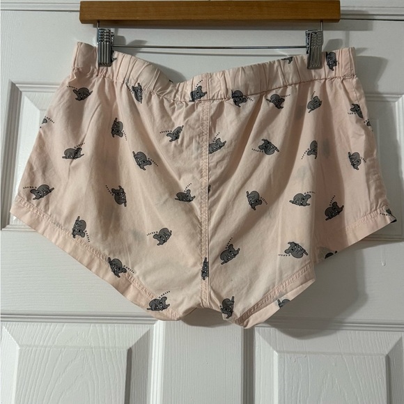 J. Crew Collectors Soft Pink Sleepy Koala Cotton PJ Sleep Shorts Small - Picture 3 of 5